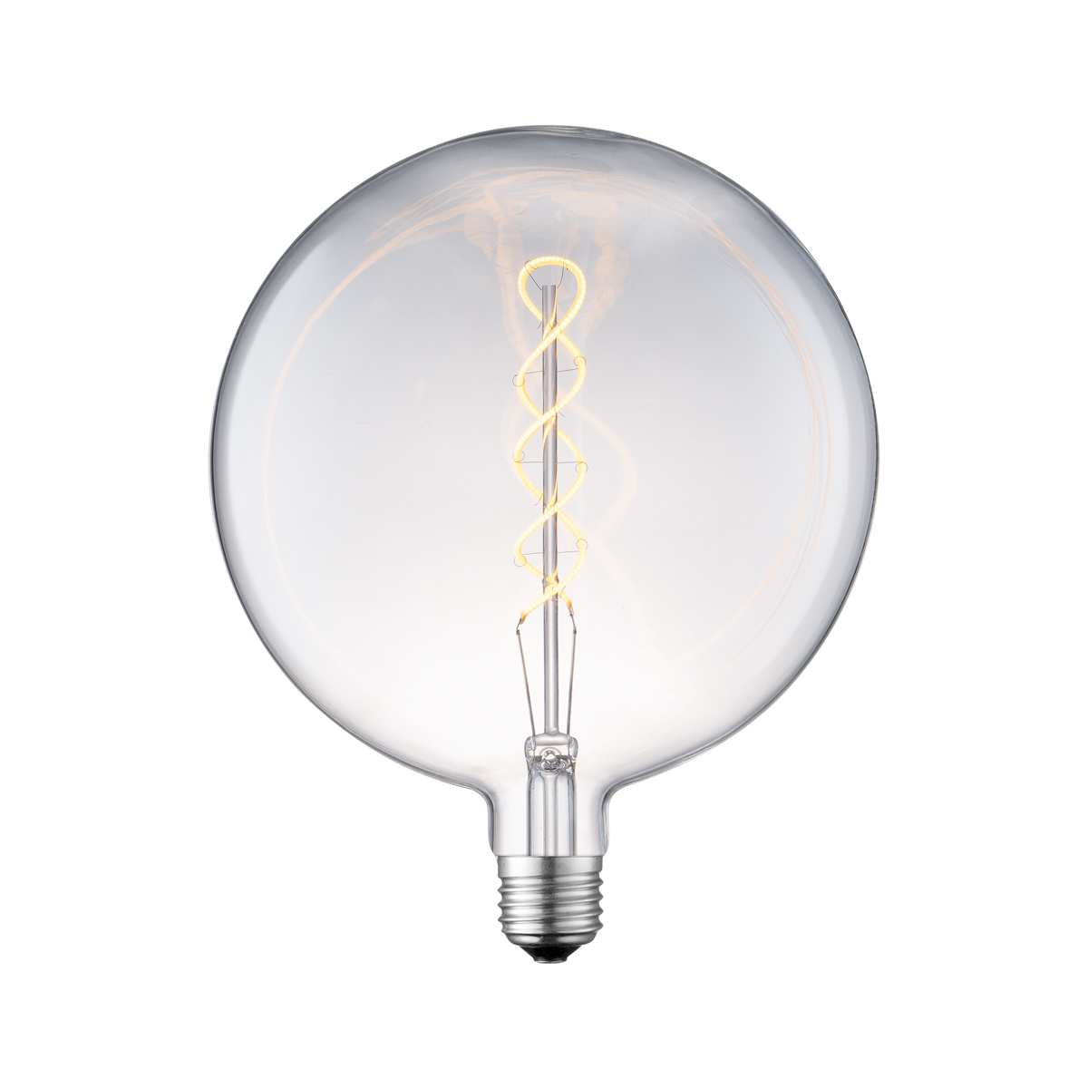 Tangla lighting - TLB-8098-04CL - LED Light Bulb Double Spiral filament - G180 4W clear - medium - dimmabel - E27