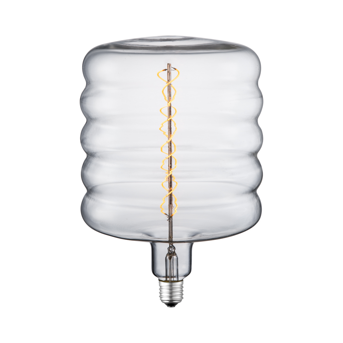 Tangla lighting - TLB-8102-06CL - LED Light Bulb Double Spiral filament - special 4W clear - bucket - dimmable - E27