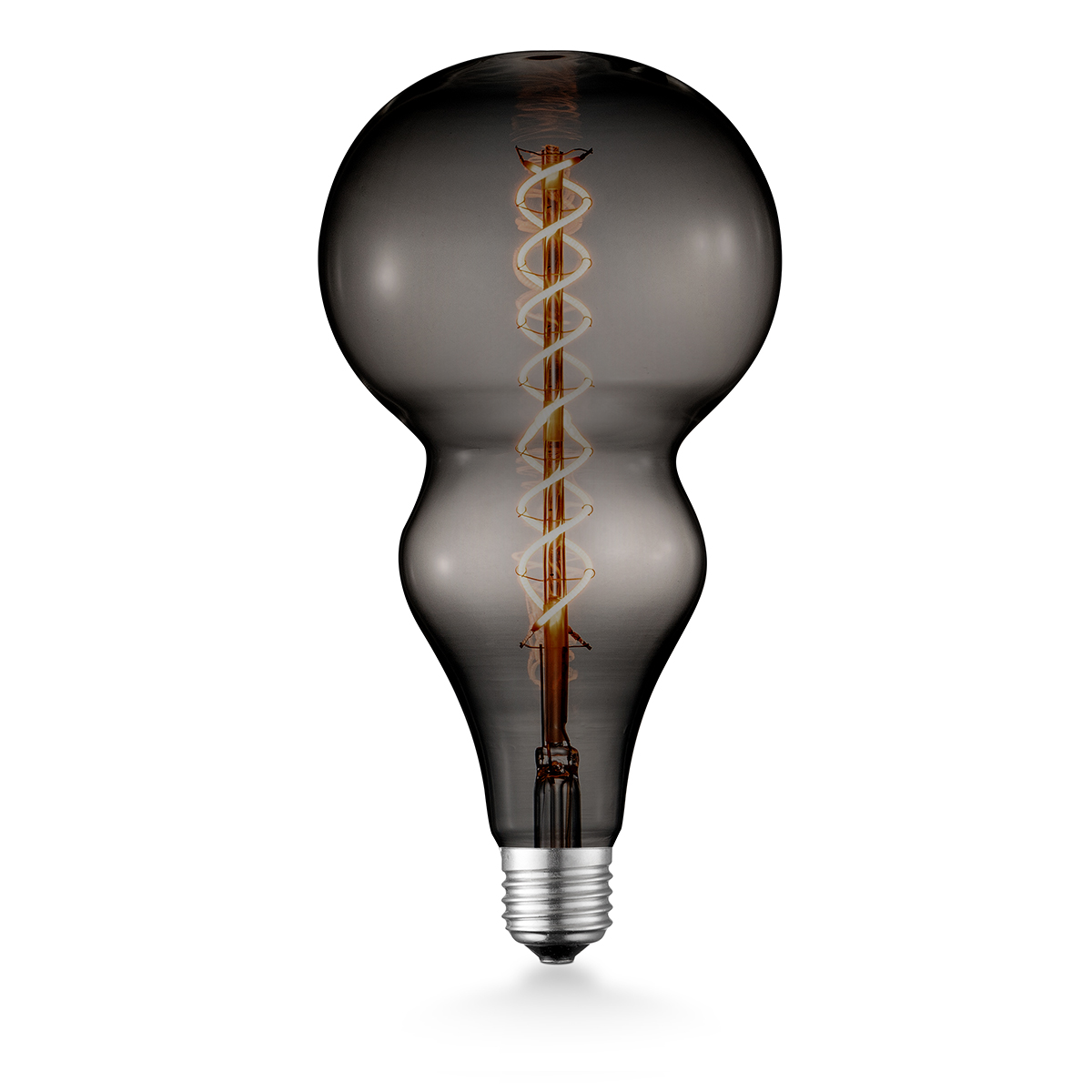 Tangla lighting - TLB-8040-06TM - LED Light Bulb Double Spiral filament - special 4W titanium - medium - bottle - dimmable - E27