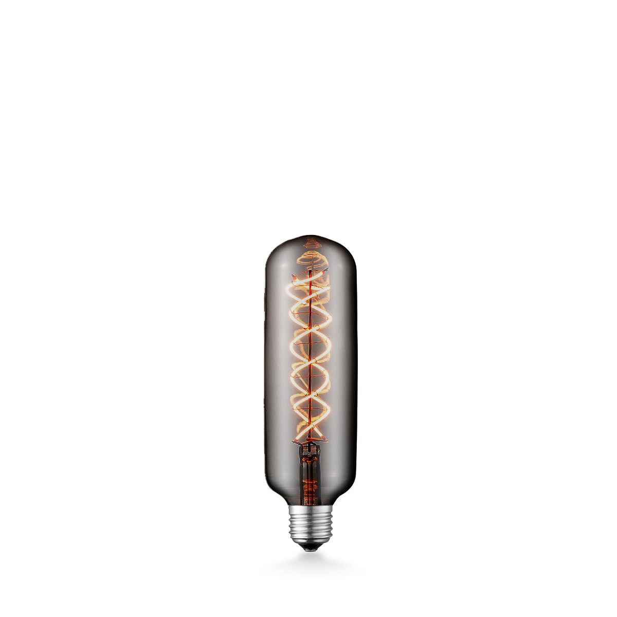 Tangla lighting - TLB-8027-06TM - LED Light Bulb Double Spiral filament - special 4W titanium - medium - dimmable - E27