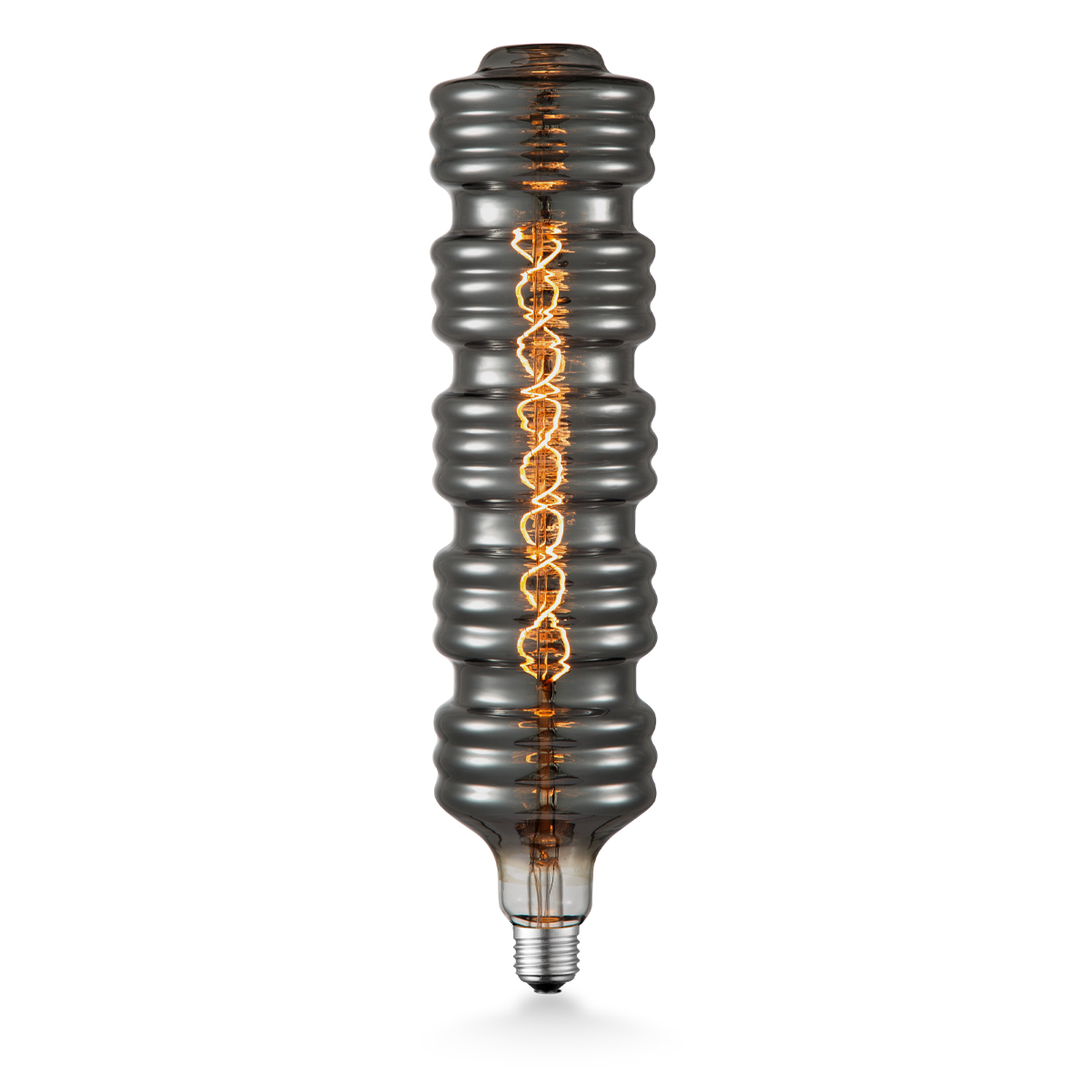 Tangla lighting - TLB-8053-06TM - LED Light Bulb Double Spiral filament - special 4W titanium - medium knots - dimmable - E27