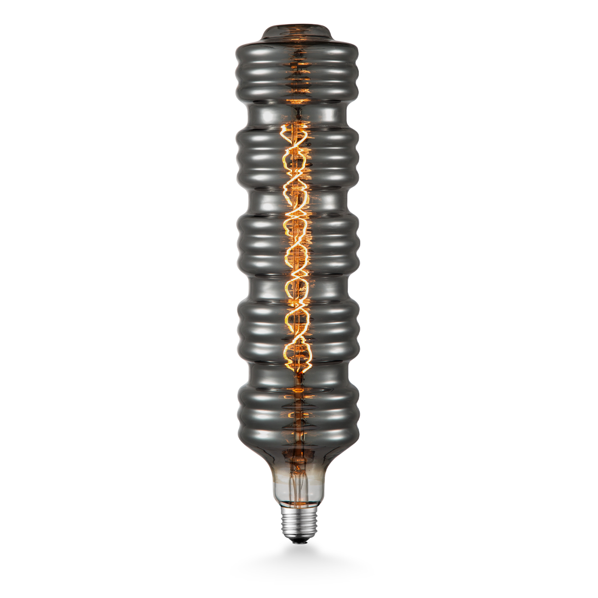 Tangla lighting - TLB-8053-06TM - LED Light Bulb Double Spiral filament - special 4W titanium - medium knots - dimmable - E27