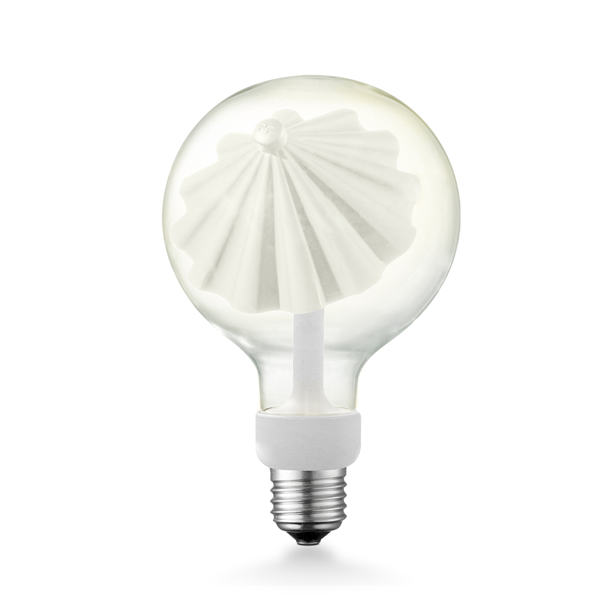 Tangla lighting - 0673-02-D - LED Light Bulb Move me - G120 5.5W Shell white - dimmable - E27 / E26