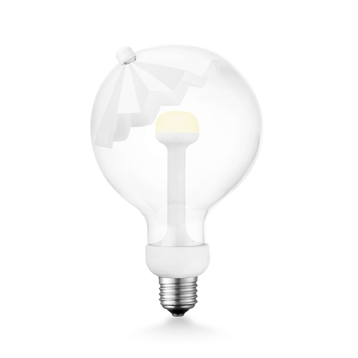 Tangla lighting - 0670-06-D - LED Light Bulb Move me - G120 5.5W Umbrella white - dimmable - E27 / E26