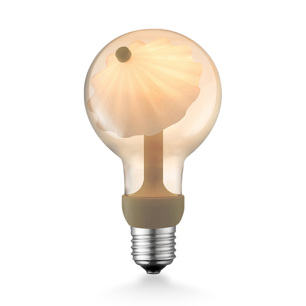 Tangla lighting - 0673-01-N - LED Light Bulb Move me - G80 3W Shell amber - and - white - E27 / E26