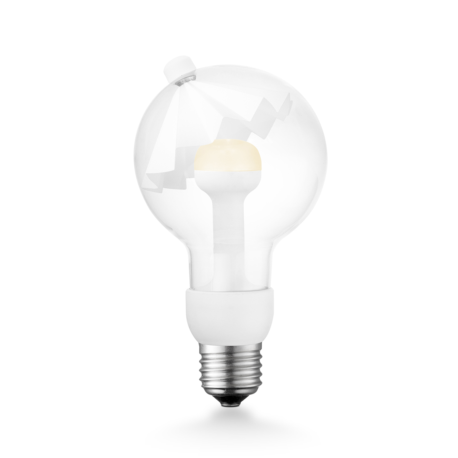 Tangla lighting - 0370-06-N - LED Light Bulb Move me - G80 3W Umbrella white - E27 / E26