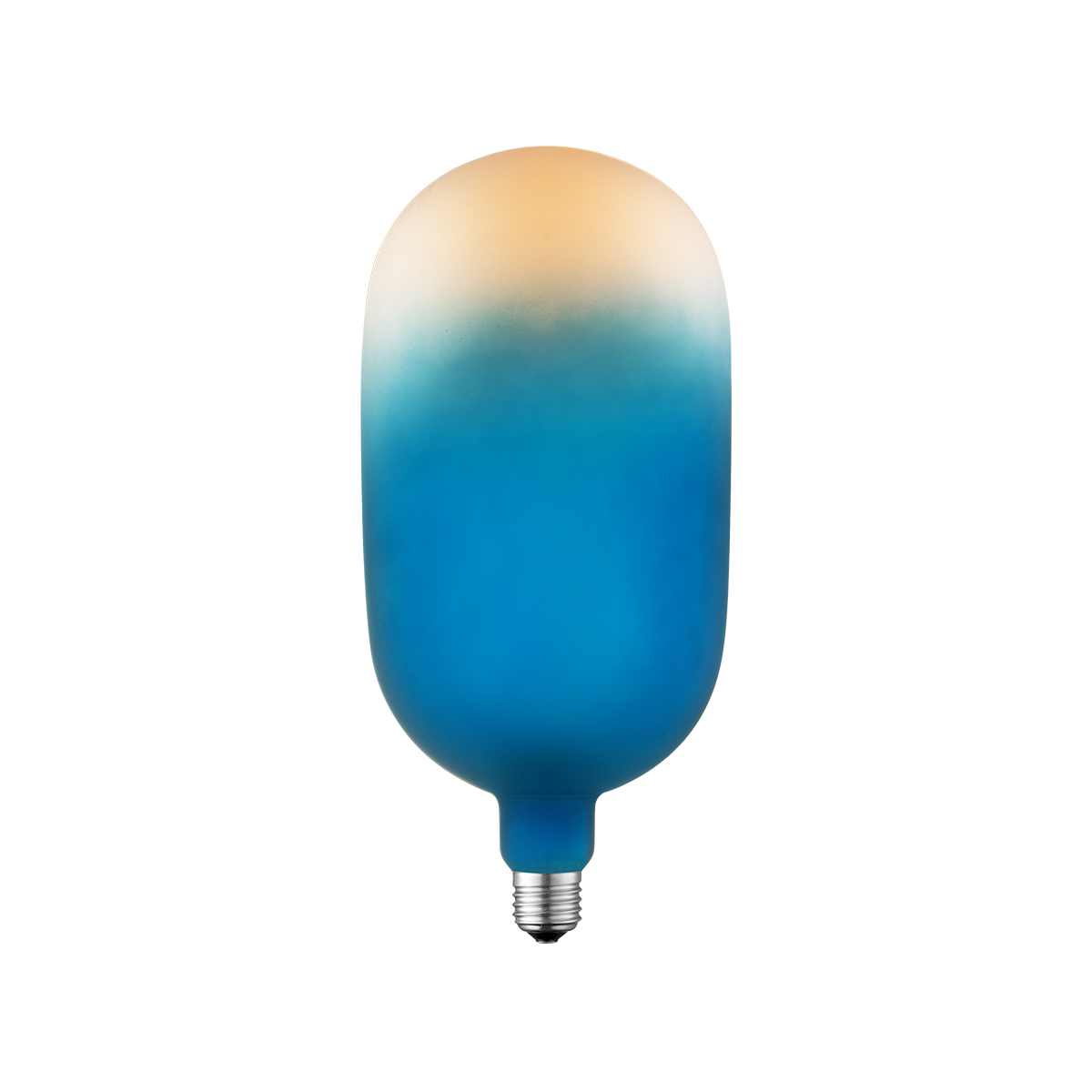 Tangla lighting - TLB-9001-04M - LED Light Bulb Single Spiral filament - 4W gradient blue opal - medium - non dimmable - E27