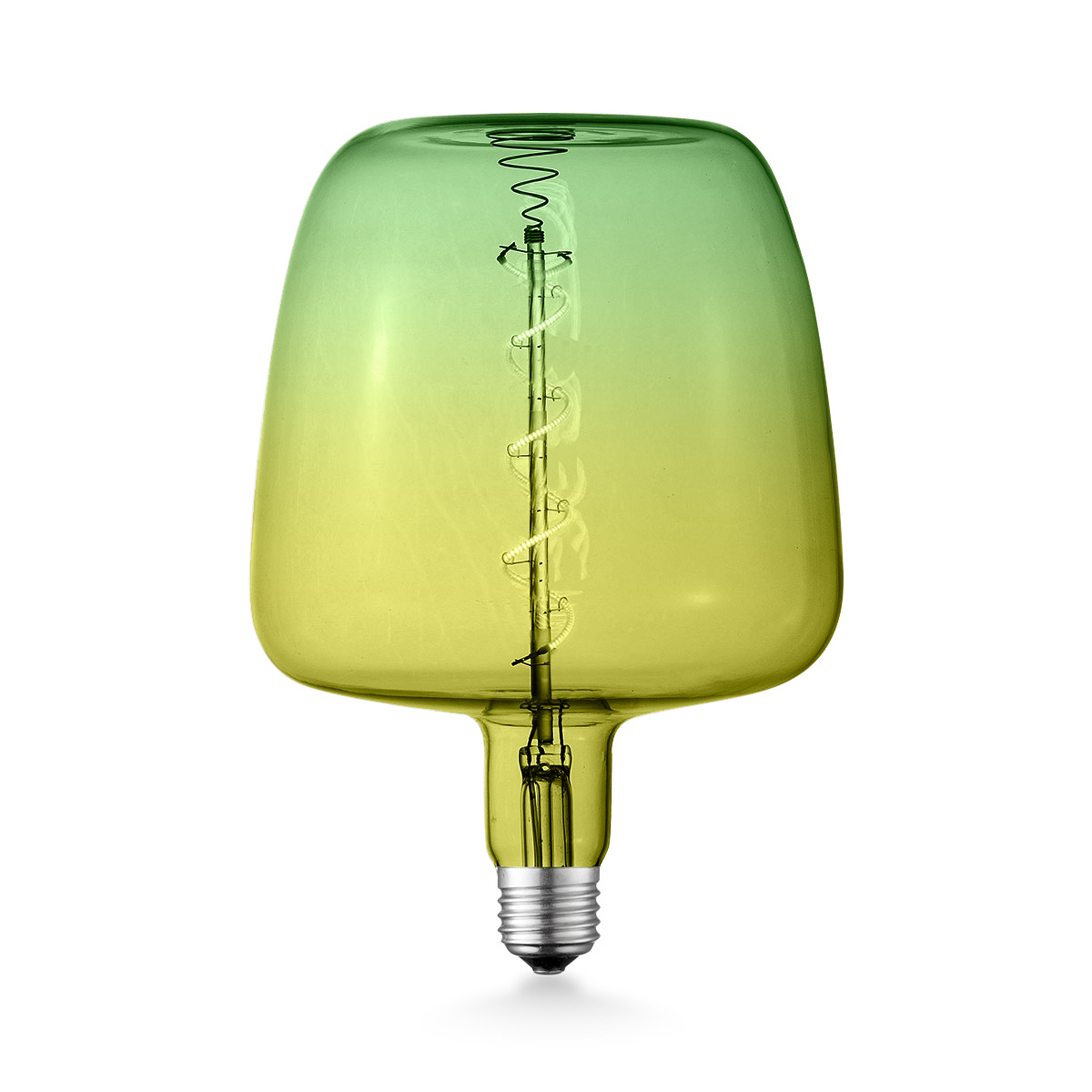 Tangla lighting - TLB-9003-04L - LED Light Bulb Single Spiral filament - 4W gradient color bulb - large - dusk - non dimmable - E27