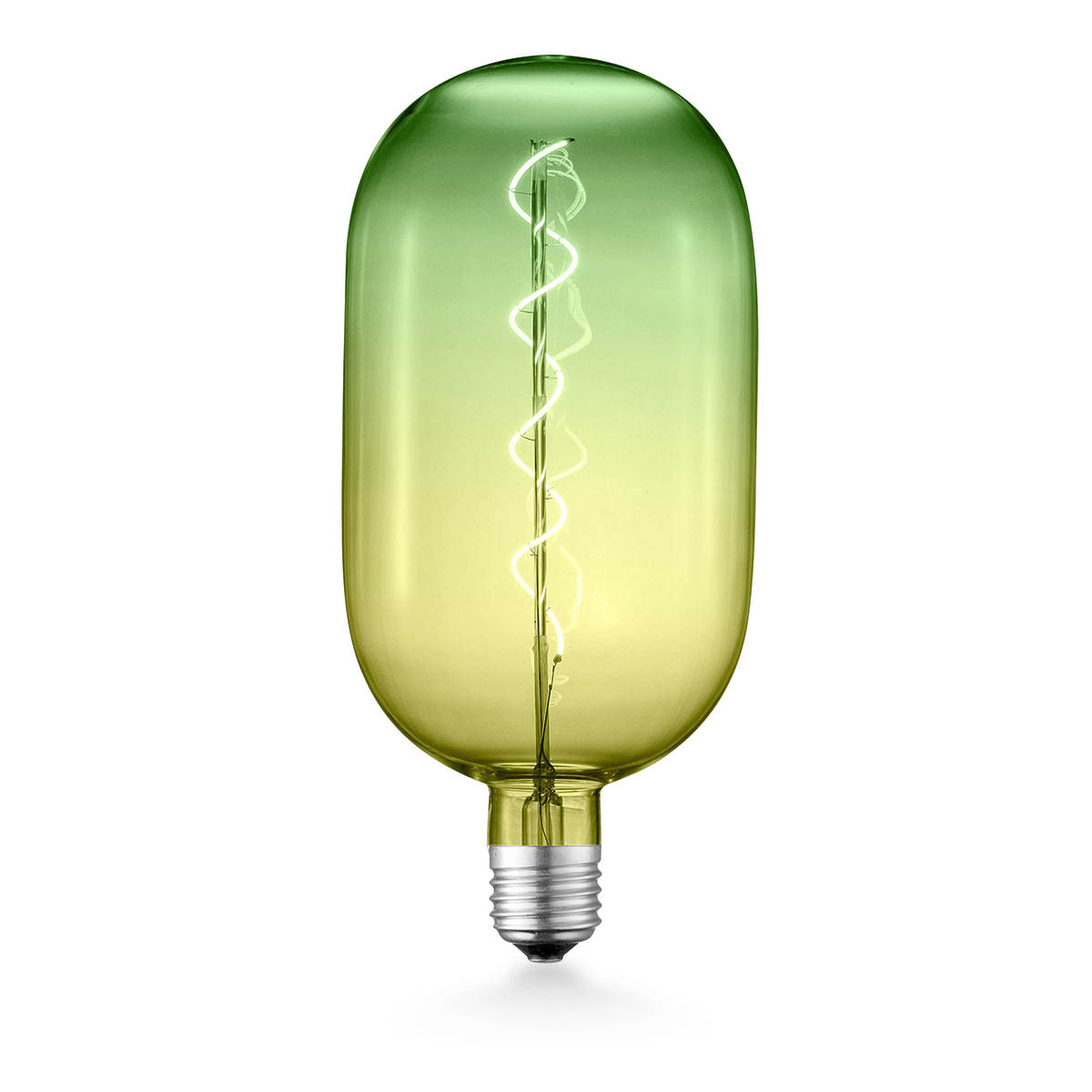 Tangla lighting - TLB-9001-04L - LED Light Bulb Single Spiral filament - 4W gradient color bulb - medium - dusk - dimmable - E27