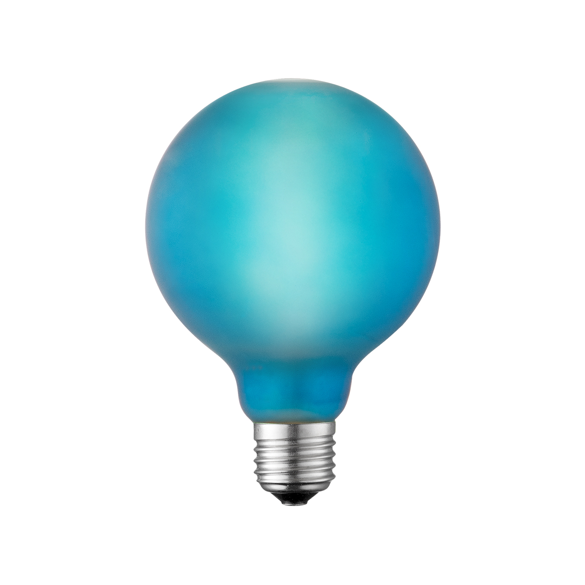 Tangla lighting - TLB-9005-04BL - LED Light Bulb Single Spiral filament - G125 4W blue opal - non dimmable - E27