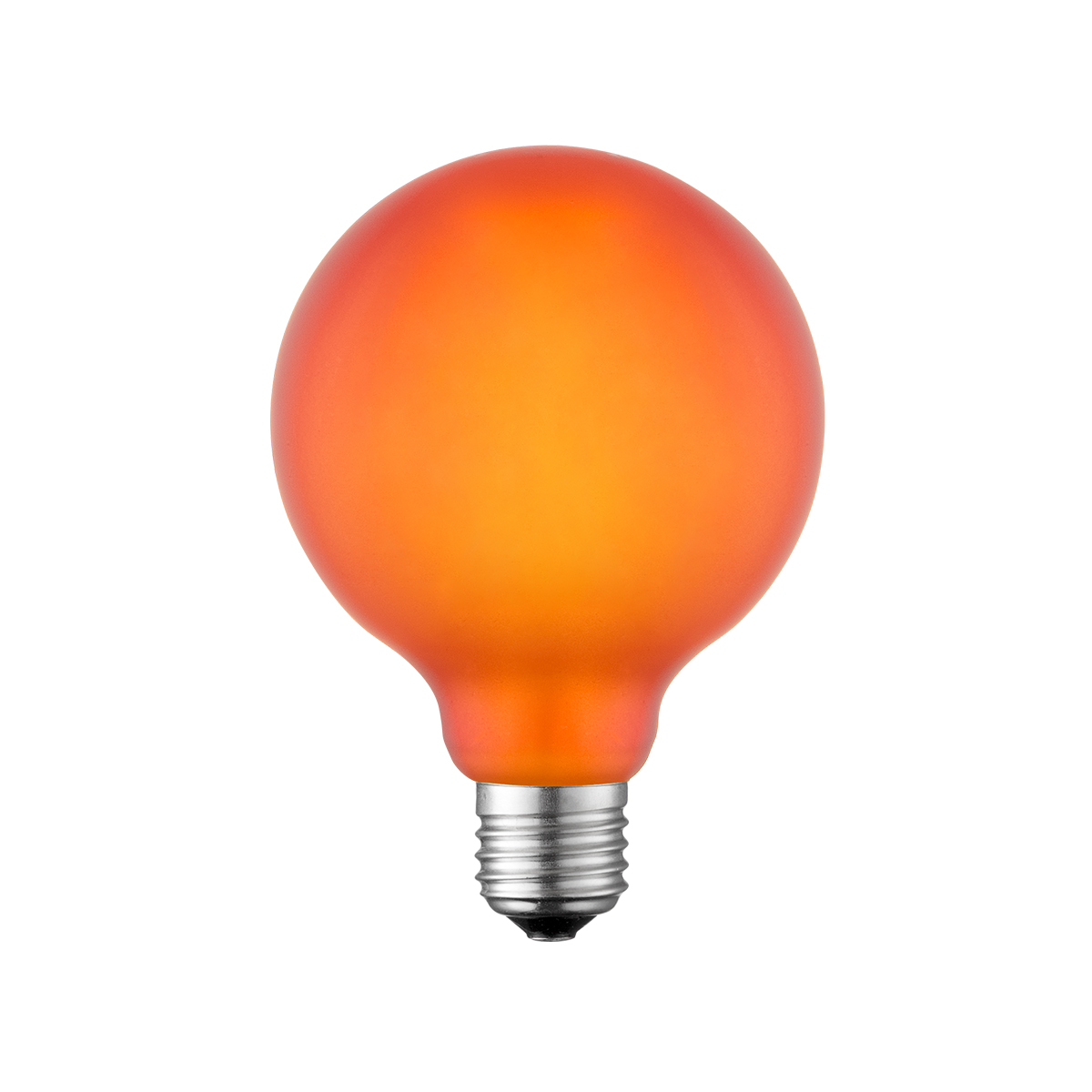 Tangla lighting - TLB-9005-04OG - LED Light Bulb Single Spiral filament - G125 4W orange opal - non dimmable - E27