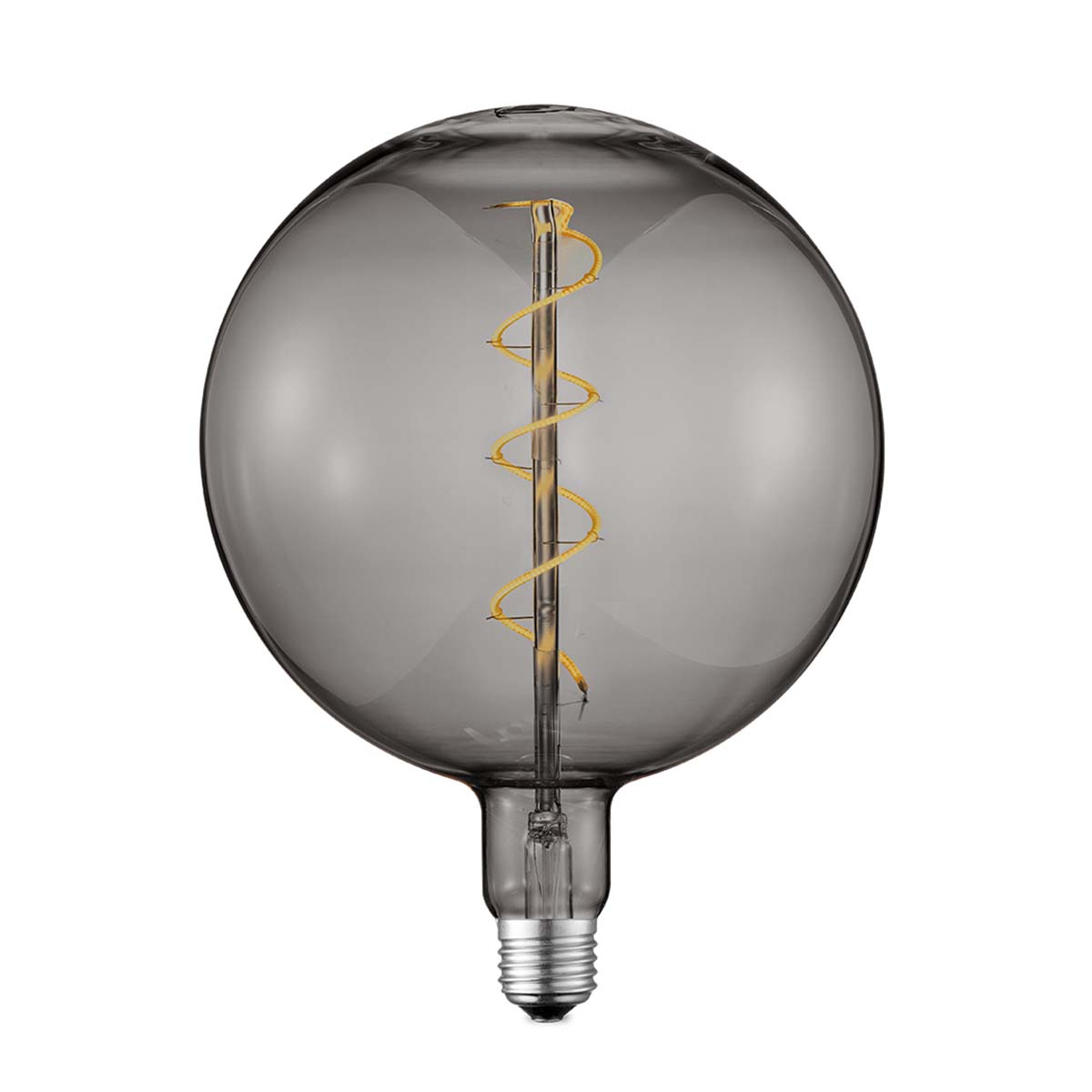 Tangla lighting - TLB-8011-04SM - LED Light Bulb Single Spiral filament - G150 4W smoke- large - dimmable - E27