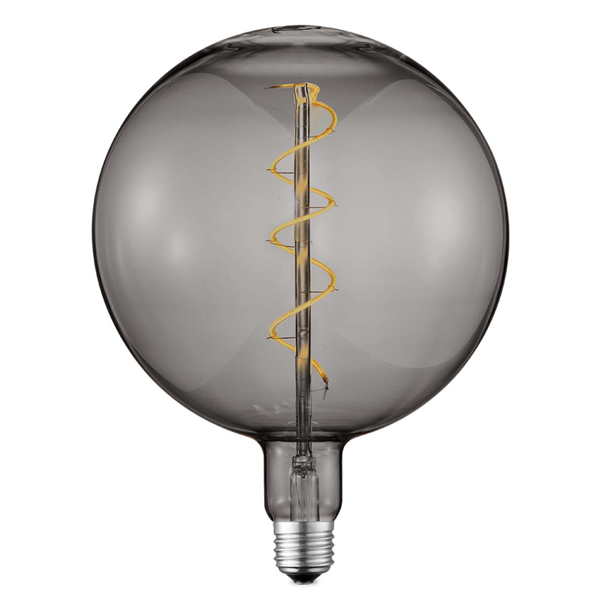 Tangla lighting - TLB-8013-04SM - LED Light Bulb Single Spiral filament - G180 4W smoke - large - dimmabel - E27