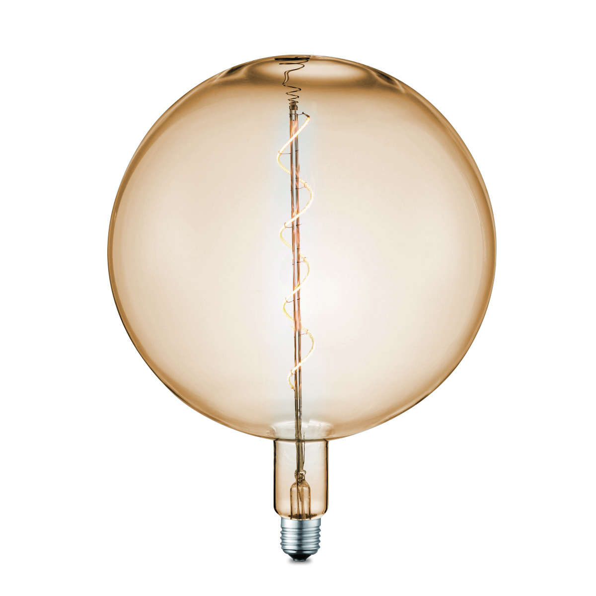 Tangla lighting - TLB-8014-04AM - LED Light Bulb Single Spiral filament - G260 4W amber - dimmable - E27