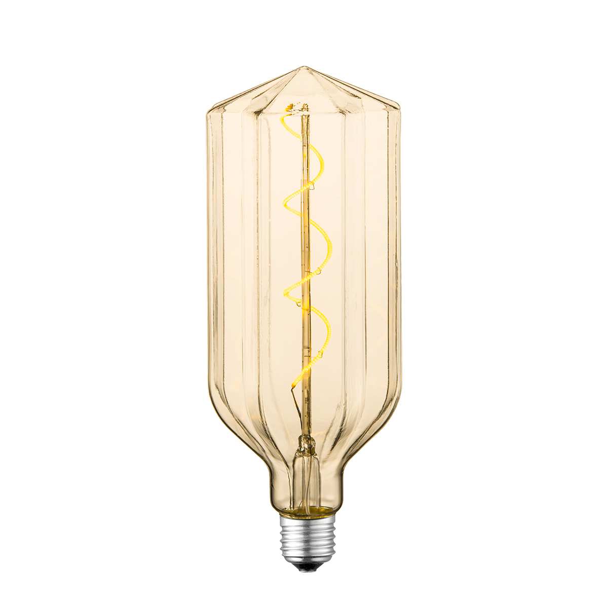 Tangla lighting - TLB-8107-04AM - LED Light Bulb Single Spiral filament - special 4W amber - apex - dimmable - E27