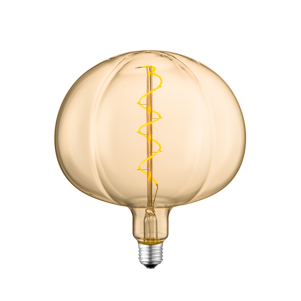 Tangla lighting - TLB-8106-04AM - LED Light Bulb Single Spiral filament - special 4W amber - buds - dimmable - E27