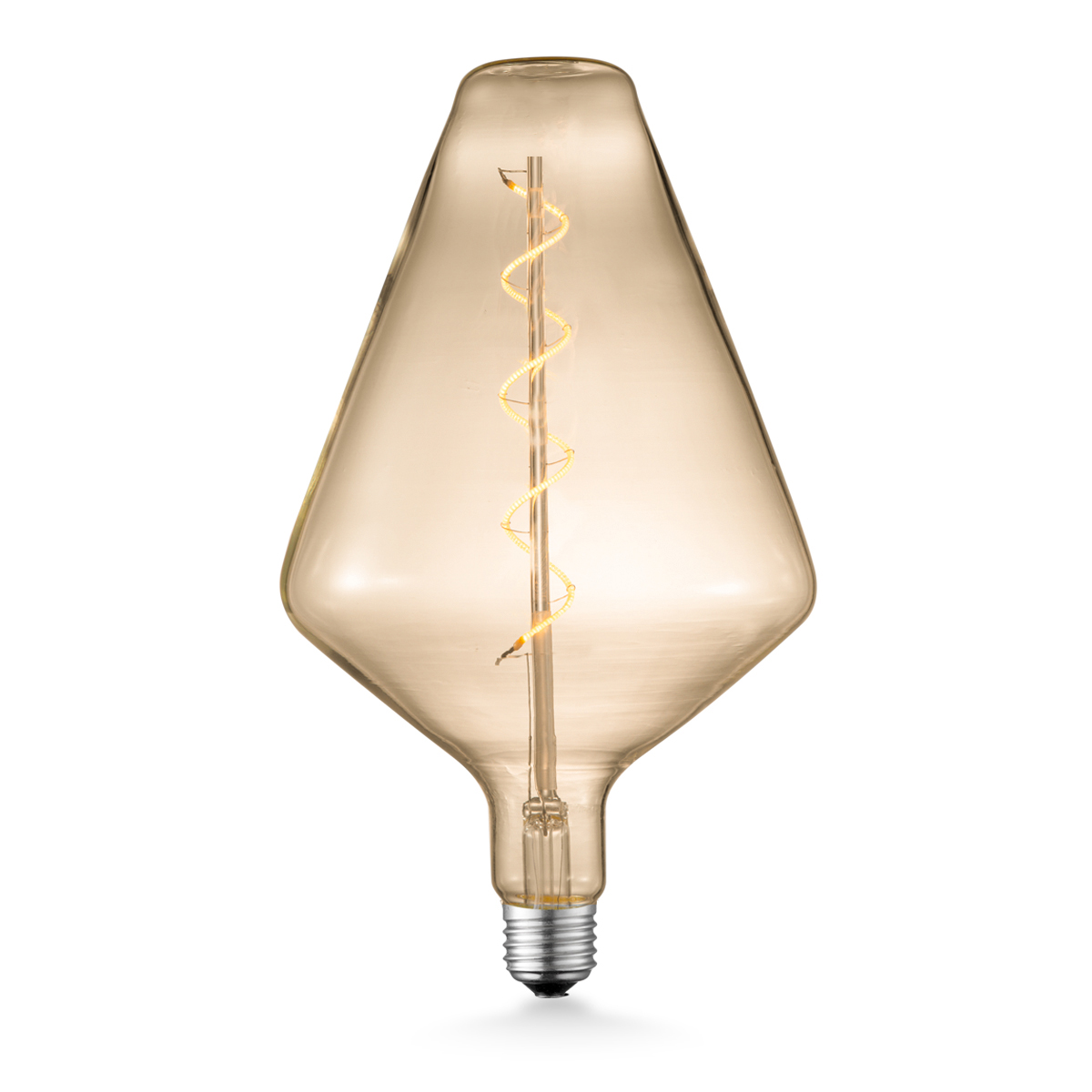 Tangla lighting - TLB-8065-04AM - LED Light Bulb Single Spiral filament - special 4W amber - medium sharp - dimmable - E27