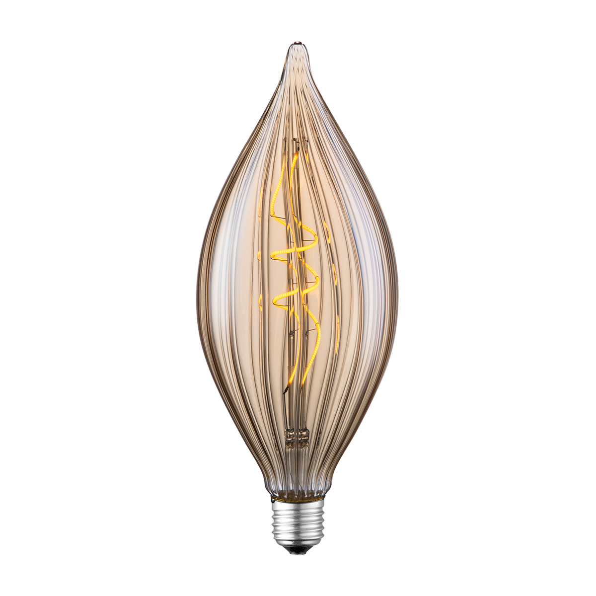Tangla lighting - TLB-8110-04AM - LED Light Bulb Single Spiral filament - special 4W amber - seed - dimmable - E27
