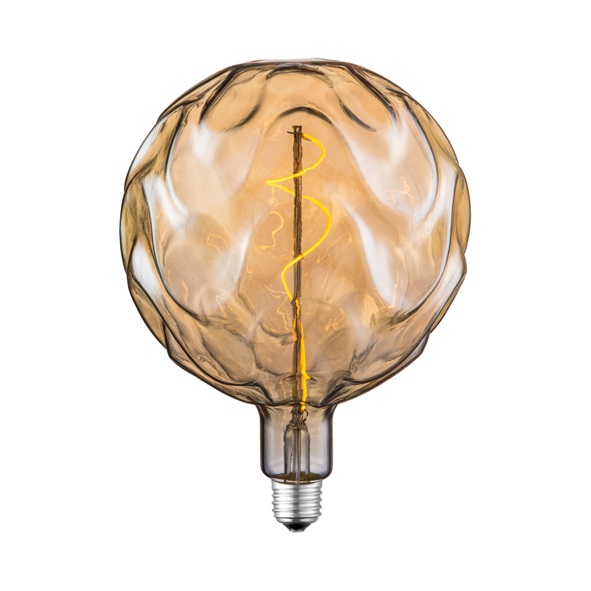 Tangla lighting - TLB-8115-04AM - LED Light Bulb Single Spiral filament - special 4W amber - supple - dimmable - E27