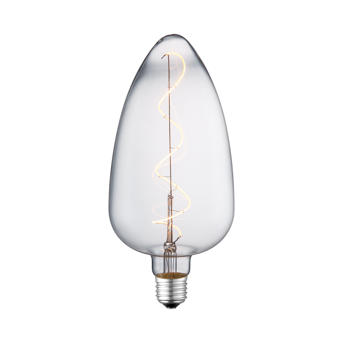 Tangla lighting - TLB-8116-04CL - LED Light Bulb Single Spiral filament - special 4W clear - leaf - dimmable - E27