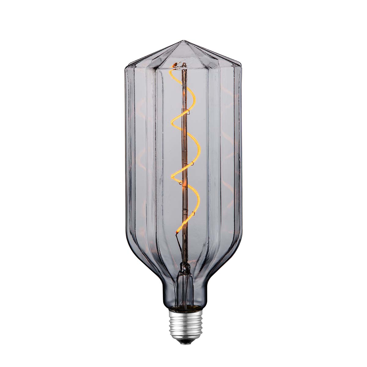 Tangla lighting - TLB-8107-04SM - LED Light Bulb Single Spiral filament - special 4W smoke - apex - dimmable - E27
