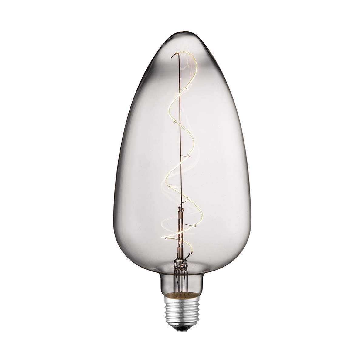 Tangla lighting - TLB-8116-04SM - LED Light Bulb Single Spiral filament - special 4W smoke - leaf - dimmable - E27