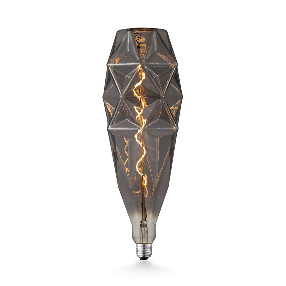 Tangla lighting - TLB-8054-04TM - LED Light Bulb Single Spiral filament - special 4W titanium - dimension - dimmable - E27