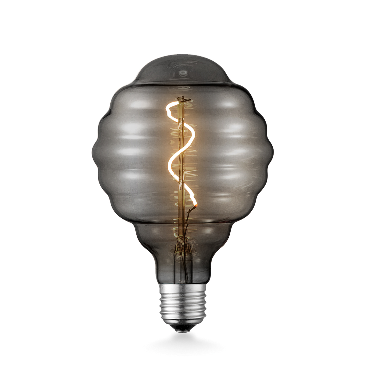 Tangla lighting - TLB-8022-04TM - LED Light Bulb Single Spiral filament - special 4W titanium - medium supple - dimmable - E27