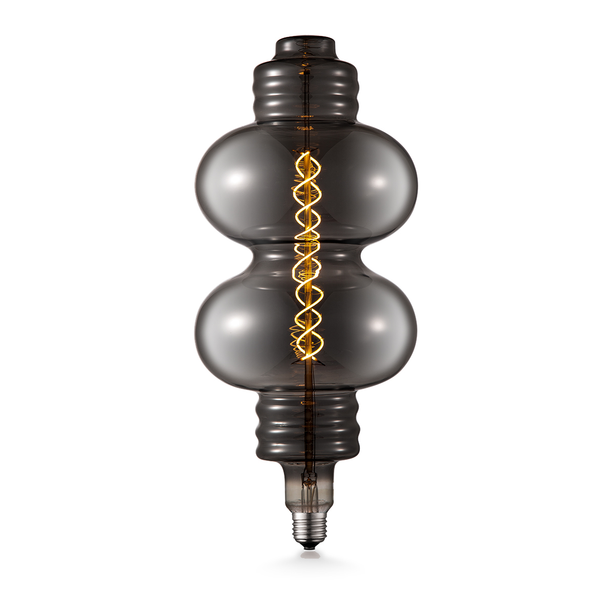Tangla lighting - TLB-8048-04TM - LED Light Bulb Single Spiral filament - special 4W titanium - mirror - dimmable - E27