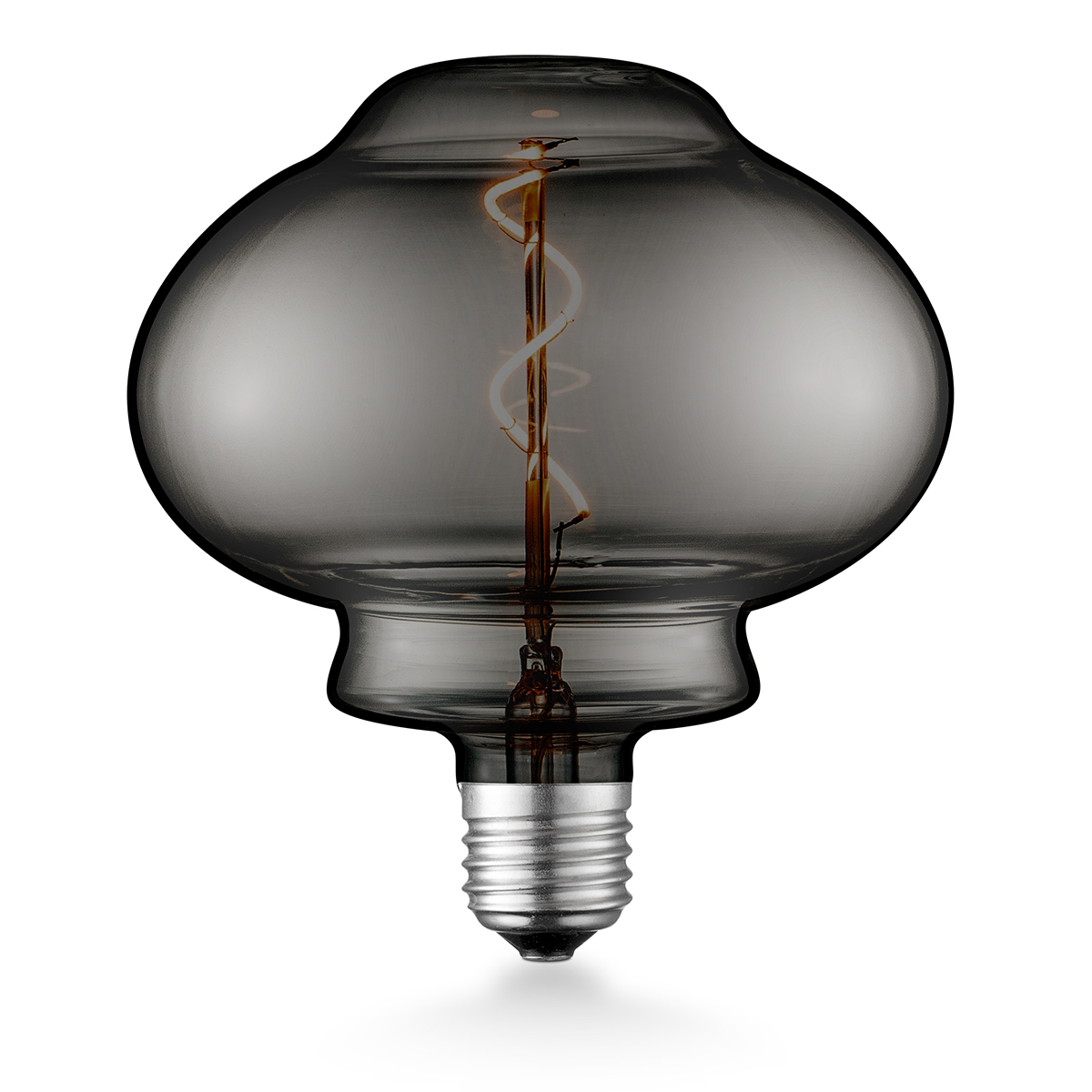 Tangla lighting - TLB-8037-04TM - LED Light Bulb Single Spiral filament - special 4W titanium - mushroom - dimmable - E27