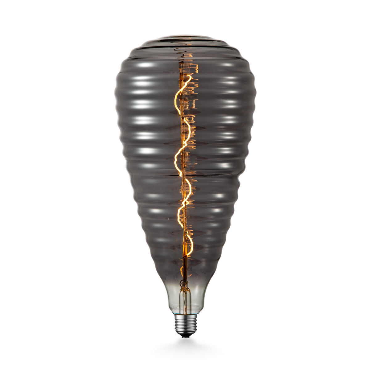 Tangla lighting - TLB-8057-04TM - LED Light Bulb Single Spiral filament - special 4W titanium - pupa - dimmable - E27