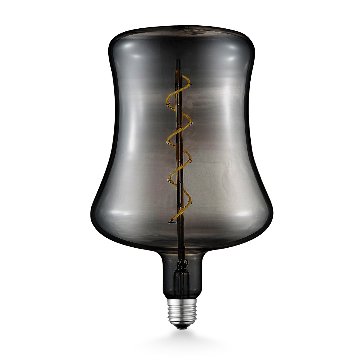 Tangla lighting - TLB-8063-04TM - LED Light Bulb Single Spiral filament - special 4W titanium - reel - dimmable - E27