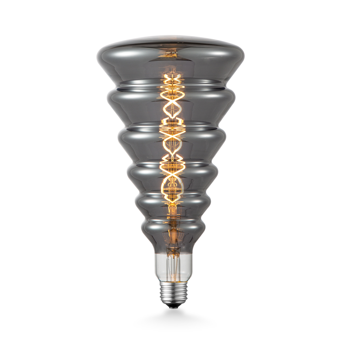 Tangla lighting - TLB-8056-04TM - LED Light Bulb Single Spiral filament - special 4W titanium - tower - dimmable - E27