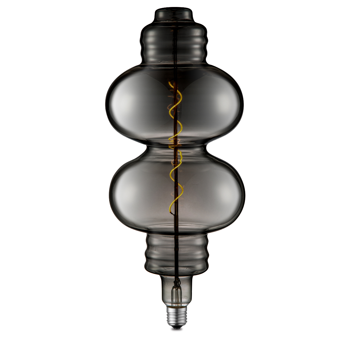 Tangla lighting - TLB-8046-04TM - LED Light Bulb Single Spiral filament - special 4W titanium - twins - dimmable - E27