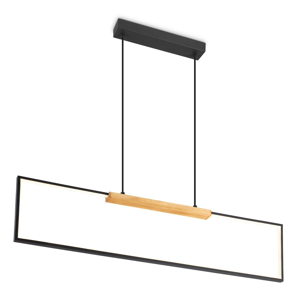 Tangla lighting - TLP7609-01NT - LED Pendant lamp 1 Light - FSC wood - natural - square
