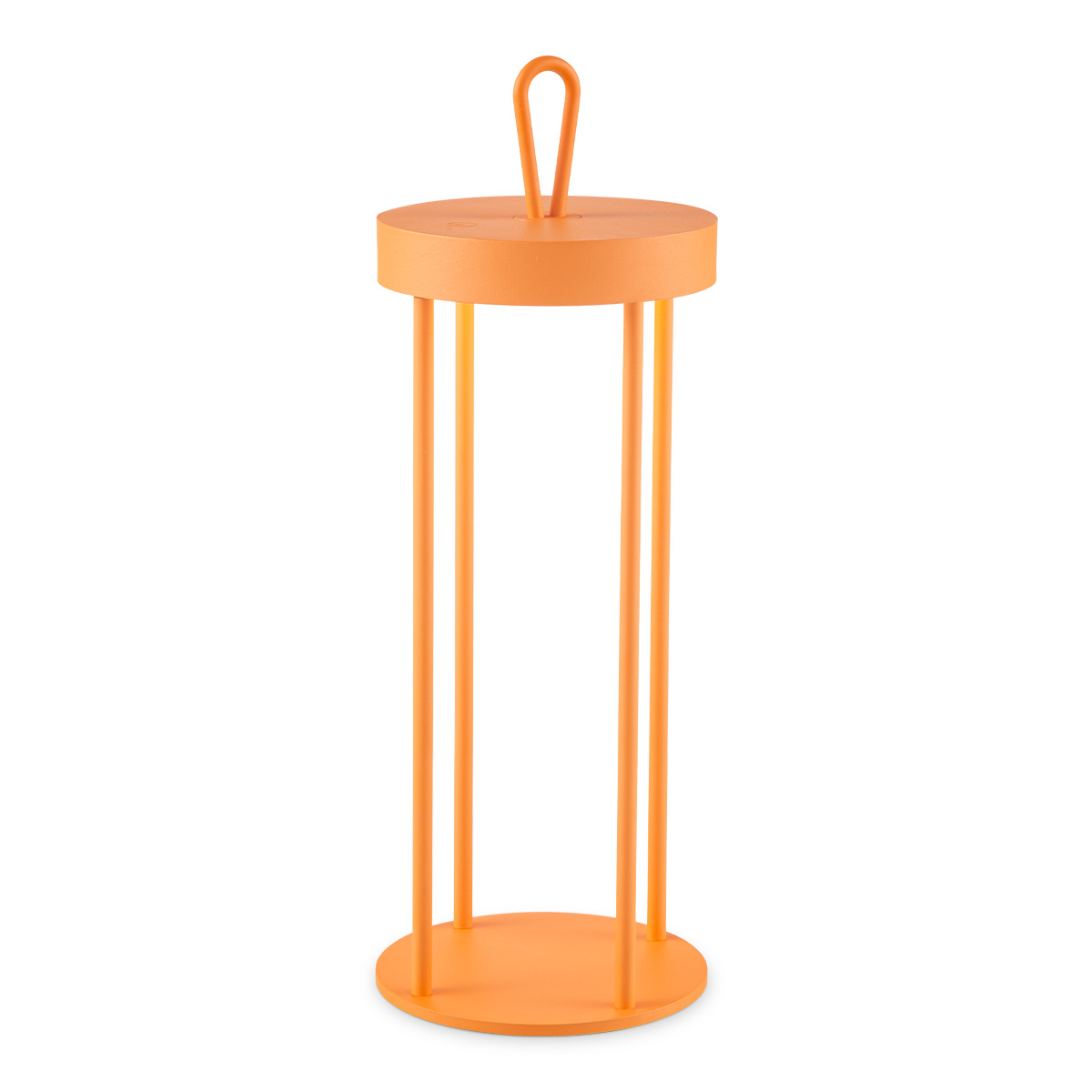 Tangla lighting - TLT7654-01OG - LED table lamp - outdoor lighting - rechargeable plastic and metal - touch dimmer - orange - pavilion