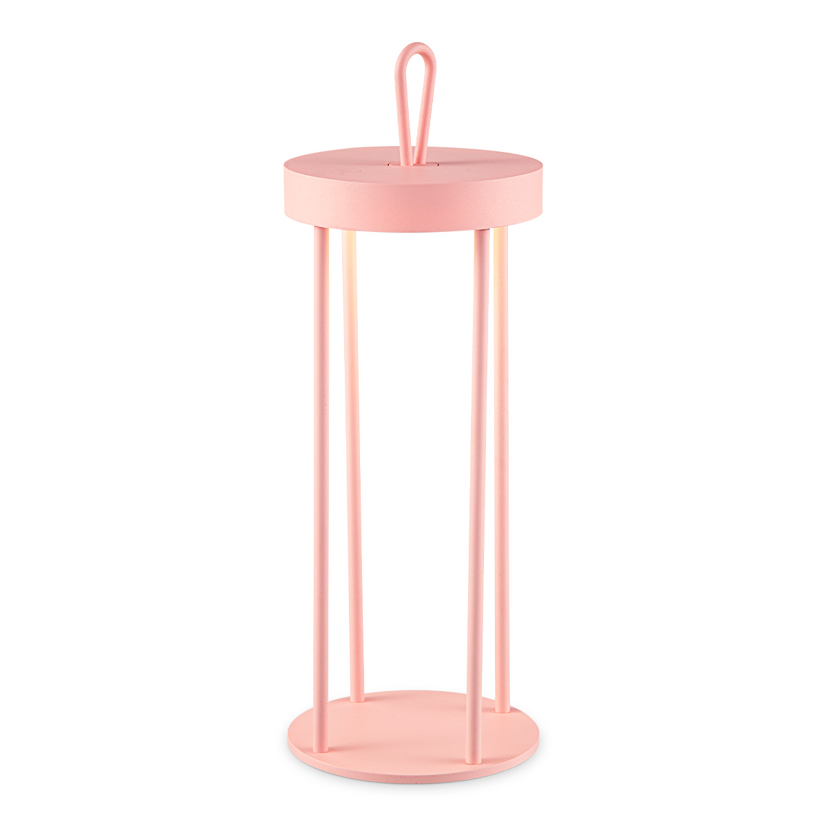 Tangla lighting - TLT7654-01PK - LED table lamp - outdoor lighting - rechargeable plastic and metal - touch dimmer - pink - pavilion