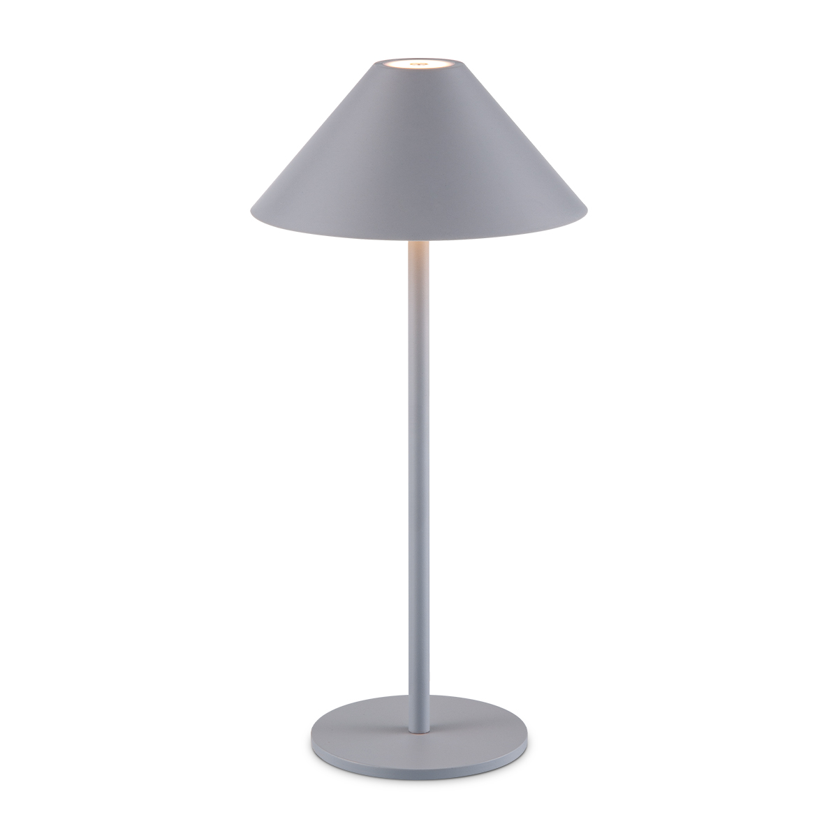 Tangla lighting - TLT7643-01GY - LED table lamp - rechargeable plastic and metal - grey - umbrella