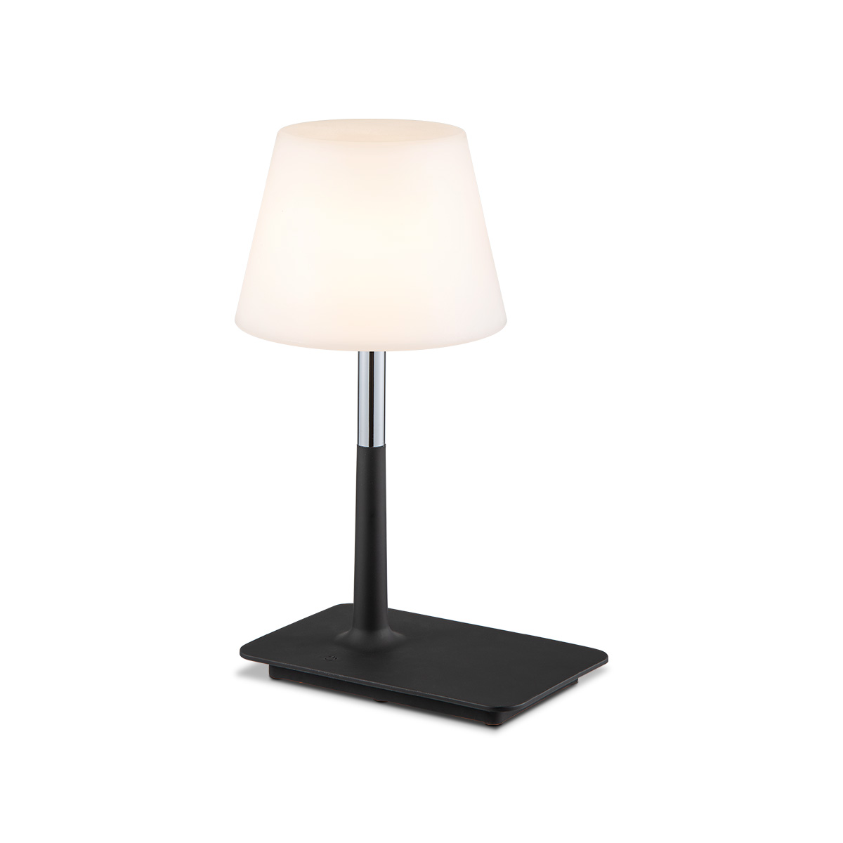Tangla lighting - TLT7639-01BK - LED table lamp - rechargeable plastic - black - square