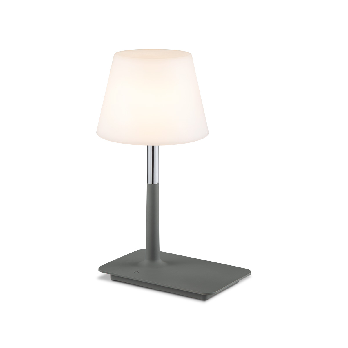Tangla lighting - TLT7639-01DG - LED table lamp - rechargeable plastic - dark grey - square