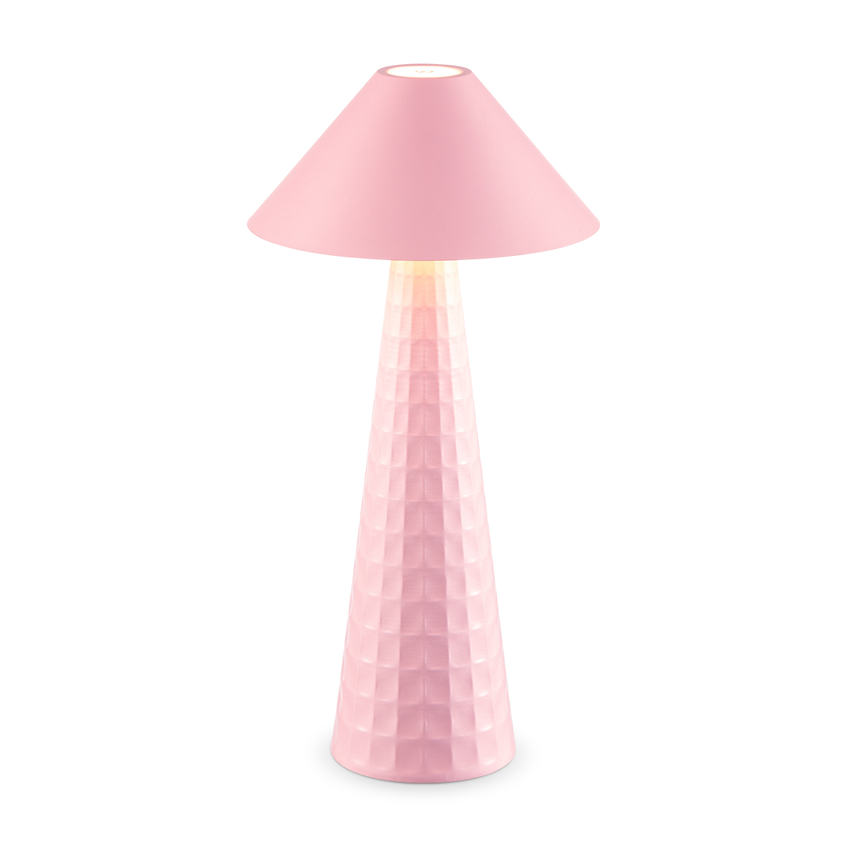 Tangla lighting - TLT7645-01PK - LED table lamp - rechargeable plastic and metal - pink - mushroom