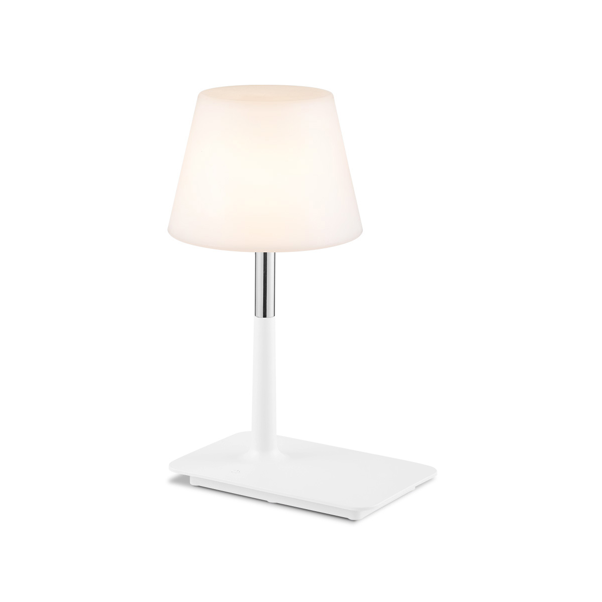 Tangla lighting - TLT7639-01WT - LED table lamp - rechargeable plastic - white - square