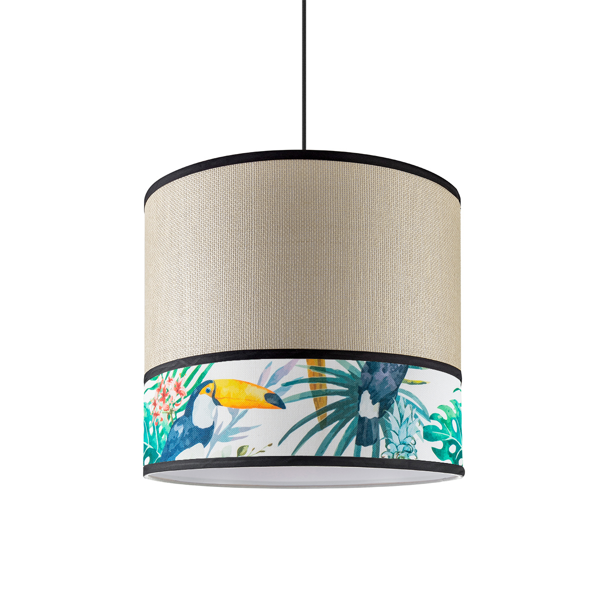 Tangla lighting - TLS7041-40C - Lampshade - paper and TC fabric - spring - bird - diameter 40cm - E27