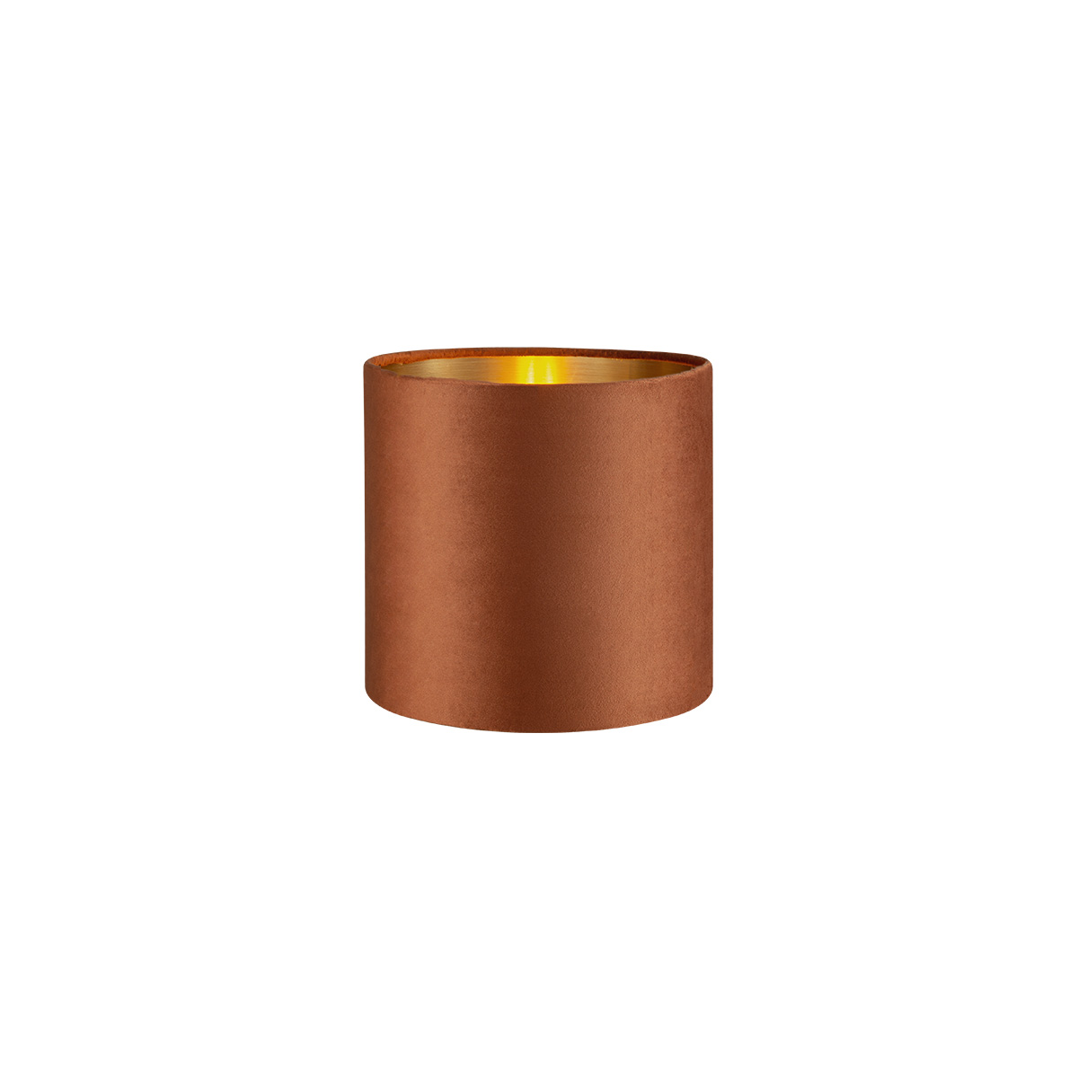 Tangla lighting - TLS7564-15BN - Lampshade - velvet - brown - diameter 16cm - E27