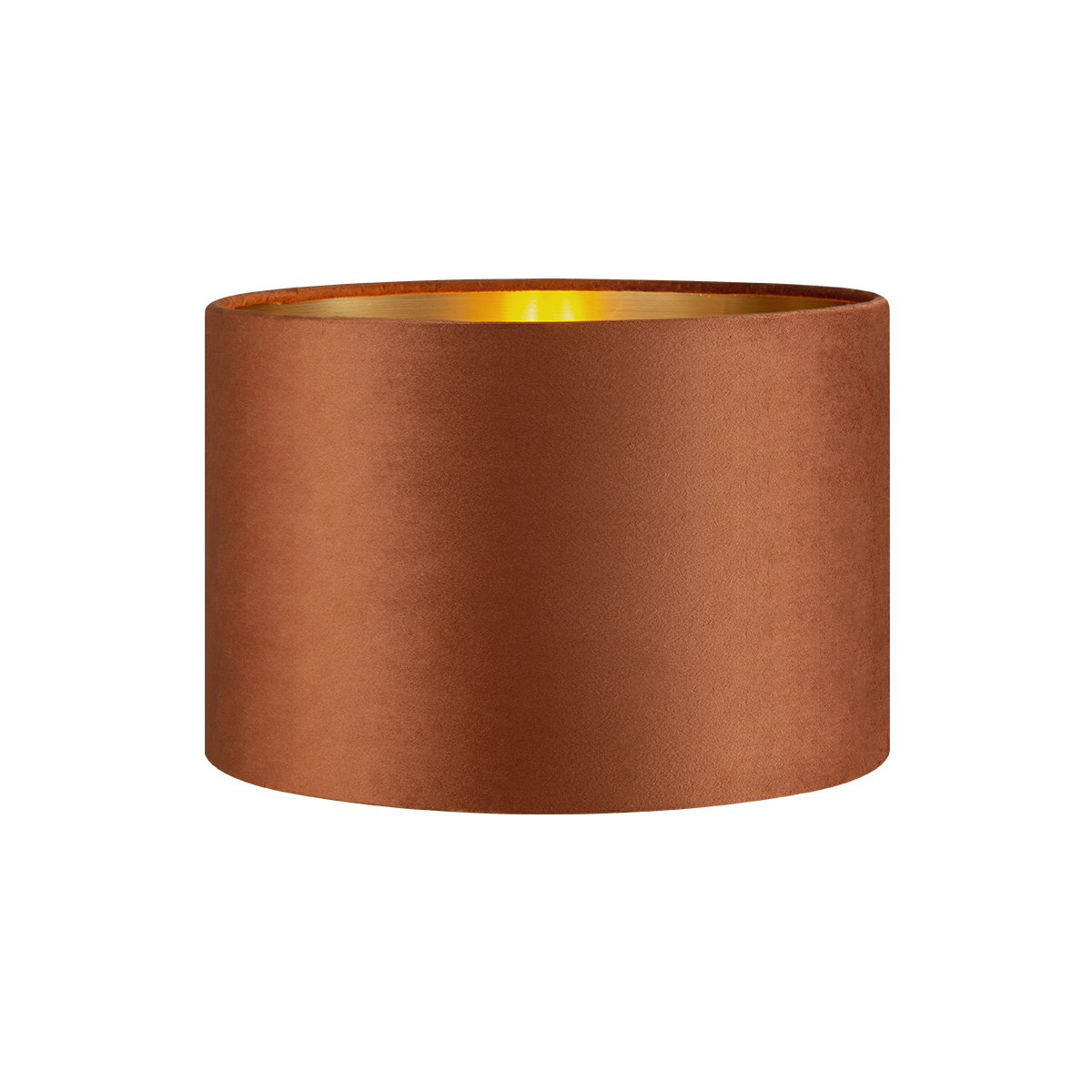 Tangla lighting - TLS7564-30BN - Lampshade - velvet - brown - diameter 30cm - E27