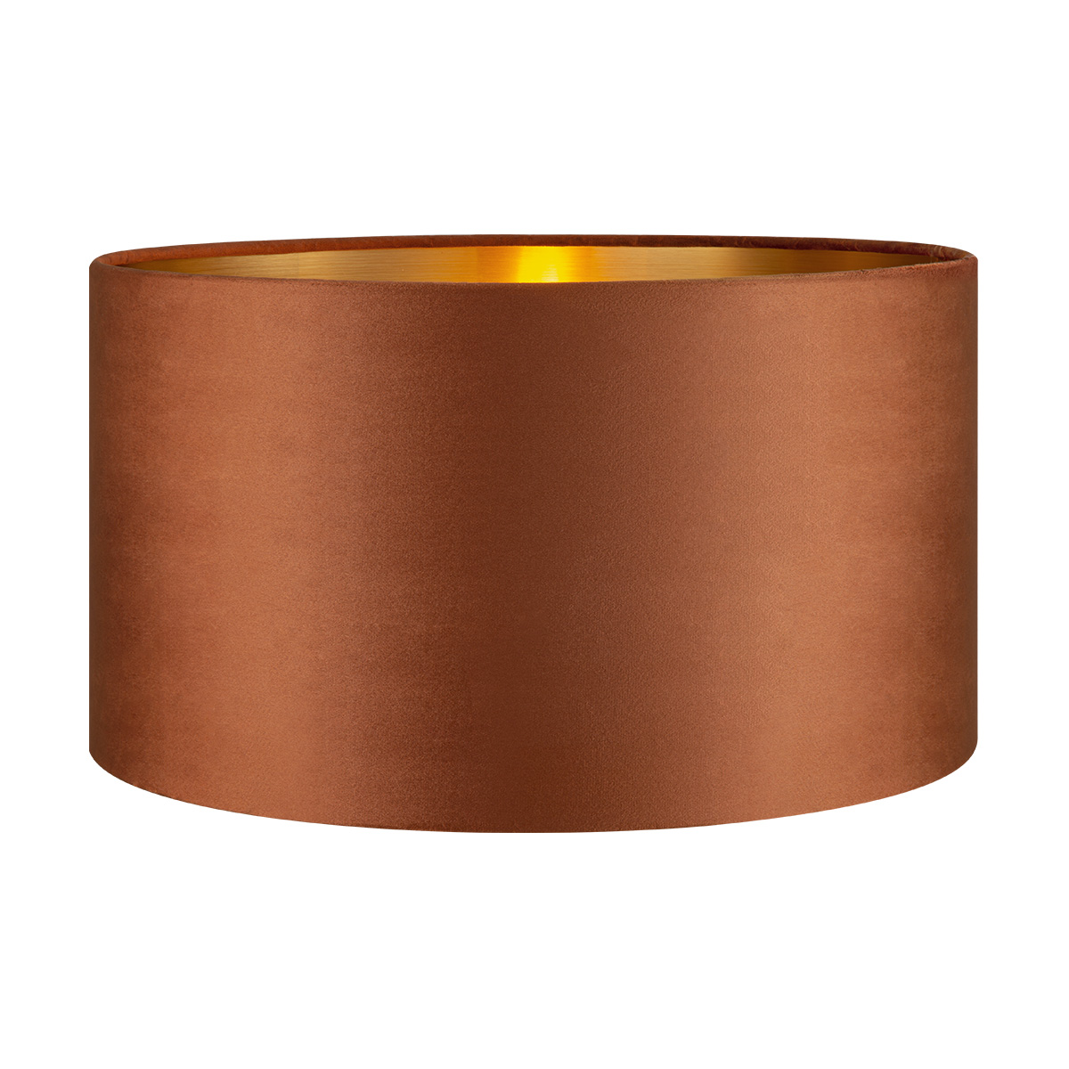 Tangla lighting - TLS7564-40BN - Lampshade - velvet - brown - diameter 40cm - E27