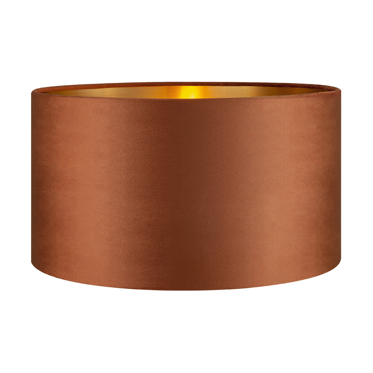 Tangla lighting - TLS7564-45BN - Lampshade - velvet - brown - diameter 45cm - E27