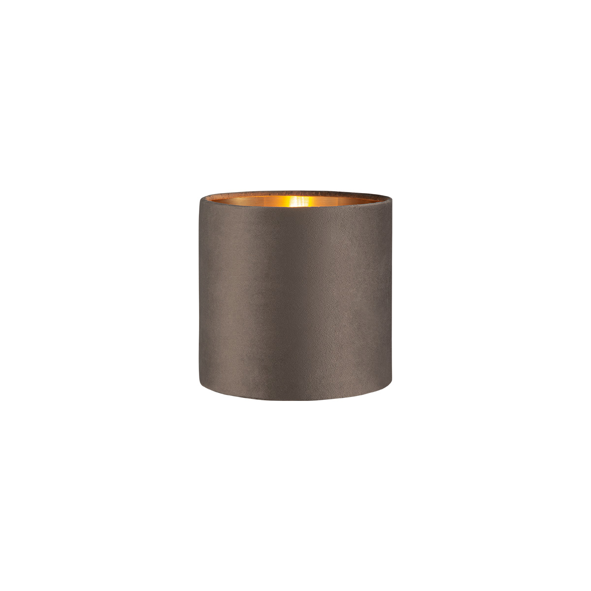 Tangla lighting - TLS7564-15DG - Lampshade - velvet - dark grey - diameter 16cm - E27