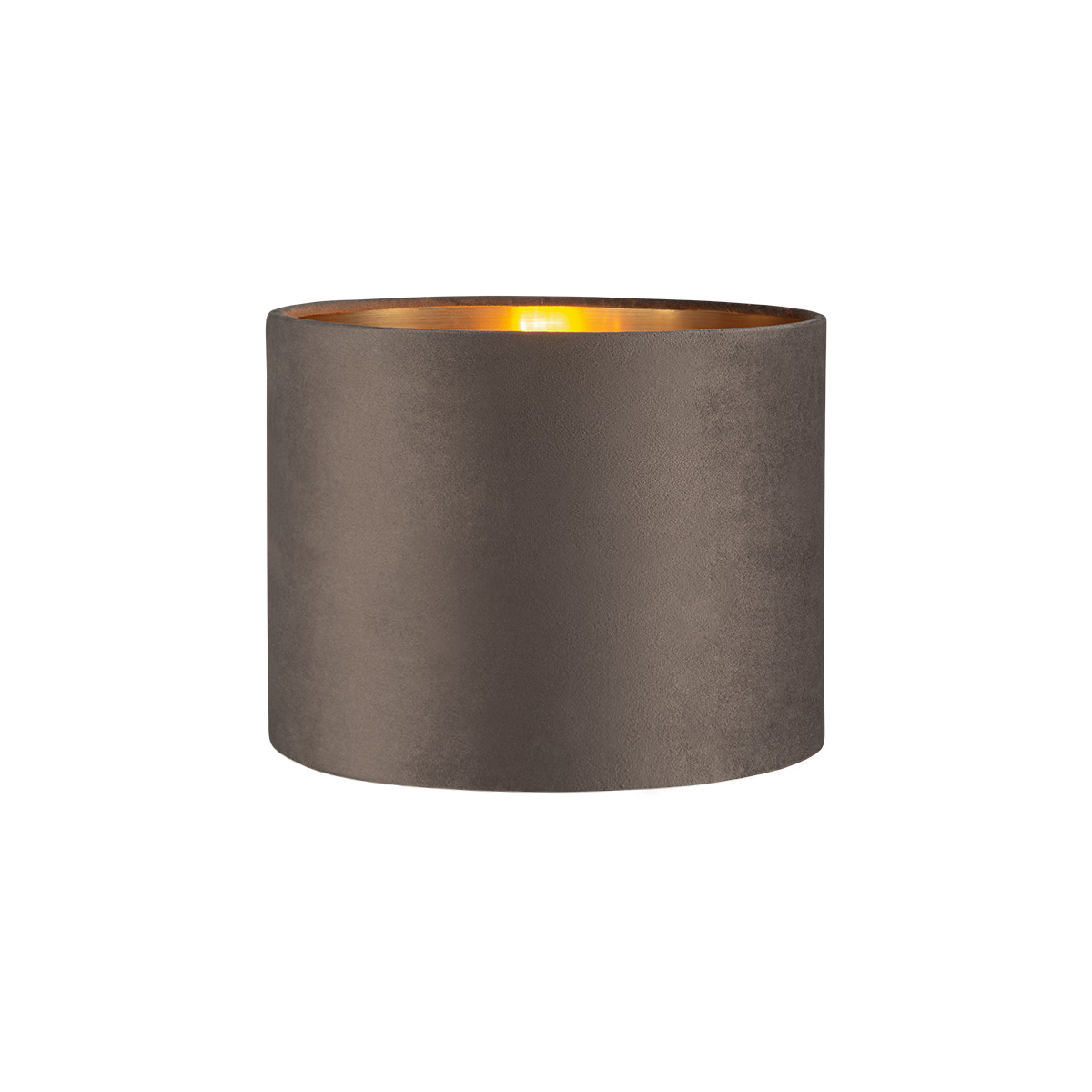 Tangla lighting - TLS7564-25DG - Lampshade - velvet - dark grey - diameter 25cm - E27