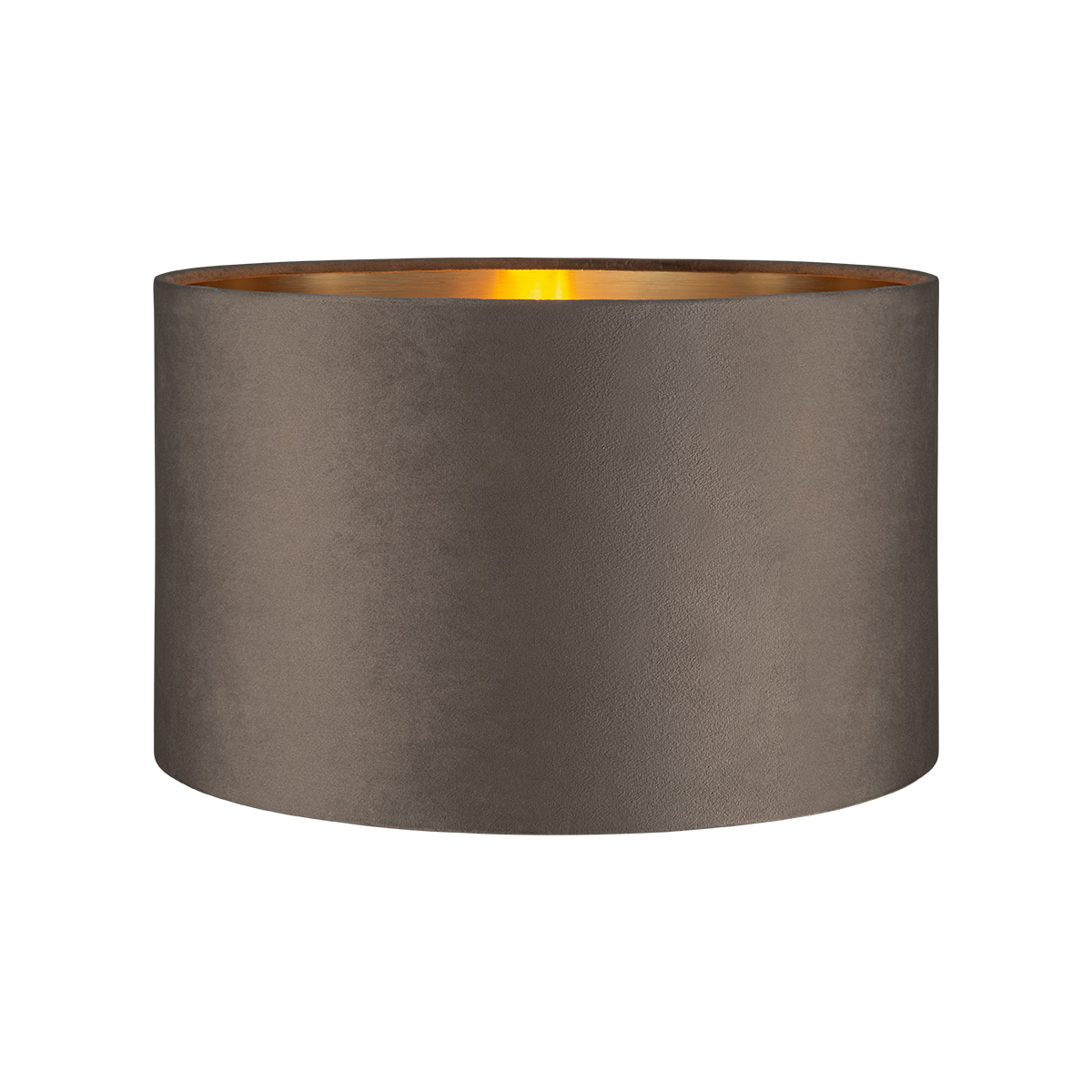 Tangla lighting - TLS7564-35DG - Lampshade - velvet - dark grey - diameter 35cm - E27
